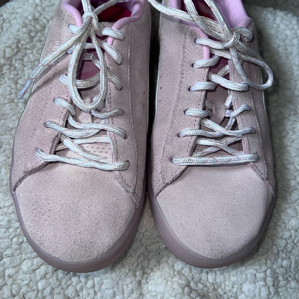 girls puma suede sneakers LOL edition size 2C